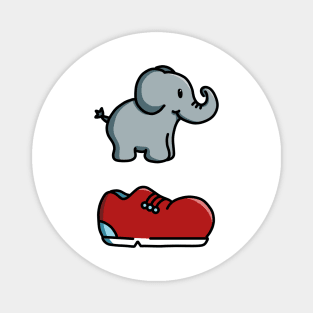 Elephant Shoe Magnet